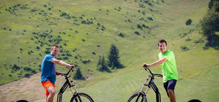 Malinô Brdo ski & bike park, horské kolobežky