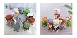 Detské taburetky so zvieracím motívom