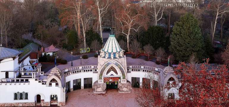 Vstupná brána budapeštianskej ZOO a botanickej záhrady