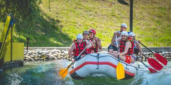 Adrenalínové vodné zážitky na Divokej Vode v Čunove - rafting, hydrospeed, skúter alebo rýchlostný čln/Bratislava - Čunovo - Areál Divoká Voda