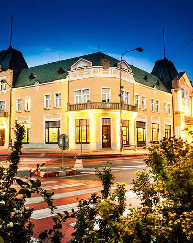 Neodmysliteľnou dominantou mesta Levice je kultúrno-historická pamiatka HOTEL LEV***