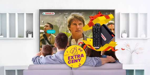EXTRA CENA: Predplatné online TV, prémiových filmov a rozprávok na SWEET.TV s viac ako 200 kanálmi / Slovensko