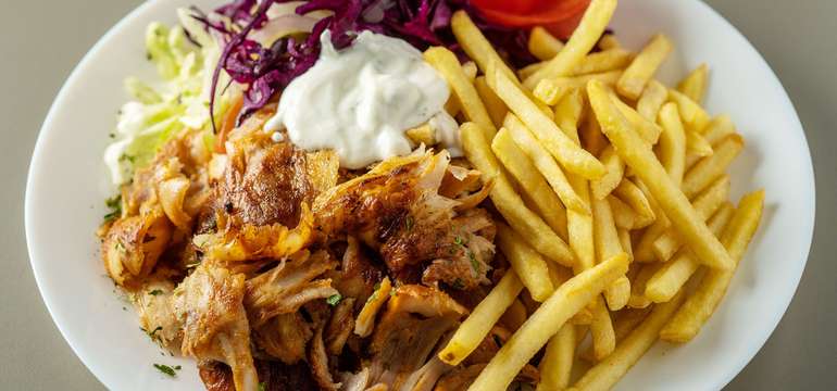 Kebab tatier s hranolkami Papa Turkish