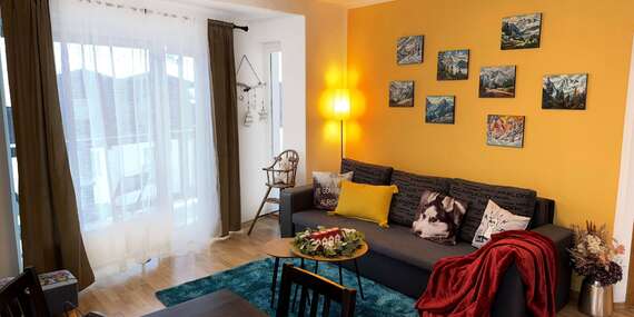 Exkluzívny 2-izbový Apartmán Nezábudka v Novej Lesnej s panoramatickým výhľadom na Tatry/Vysoké Tatry - Nová Lesná