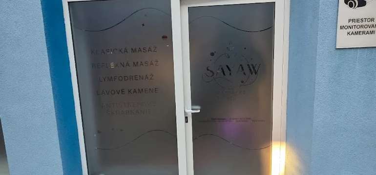 Novootvorený masážny salón Sayaw v Trenčíne