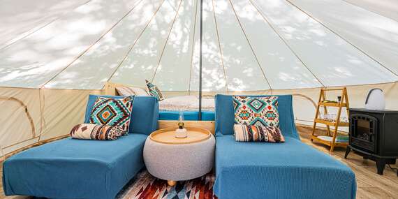 Netradičný pobyt v glampingovom stane v srdci Tatier v Glamping Štôla/Štôla