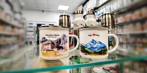 Slovenské turistické nerezové a smaltované termohrnčeky s krásnymi motívmi / Slovensko