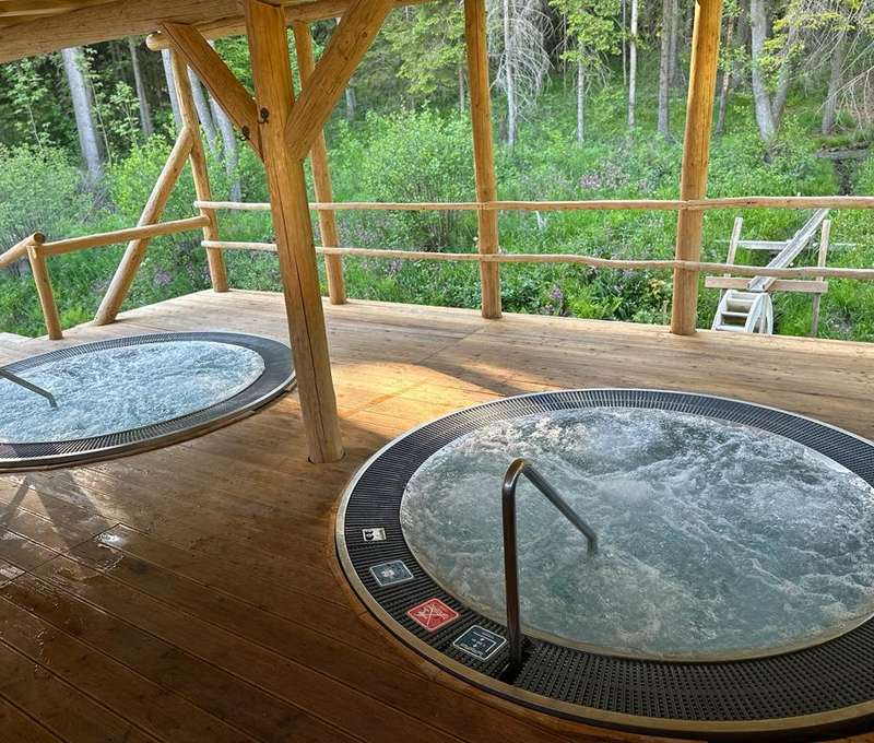 Wellness v hoteli kamzík - vonkajšia časť