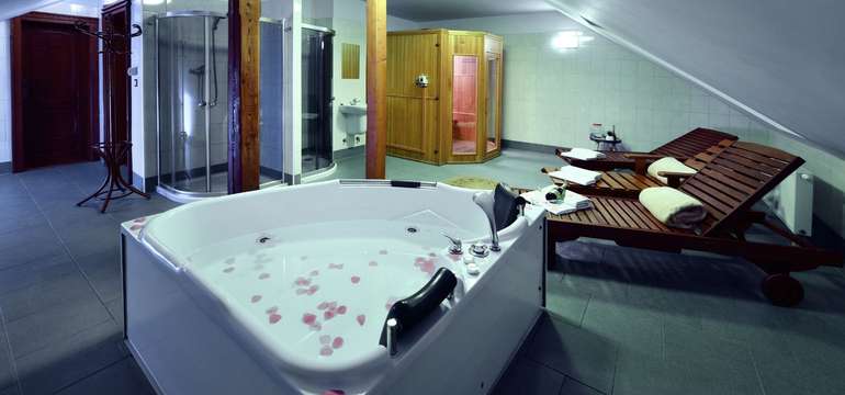 Privátne wellness so saunou a vírivkou