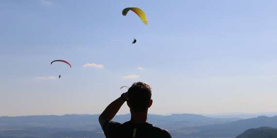 Tandemový paragliding z výšky až do 1000 metrov nad Donovalmi alebo na Straníku v Žiline/Slovensko - Donovaly - Nová Hoľa (za prevádzky lanovky), Žilina - Straník