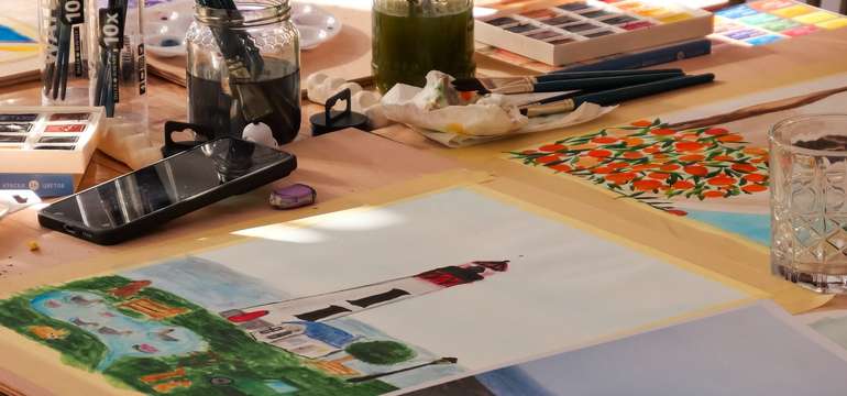 Zážitkový workshop maľovania v Ateliéri LENSY - Košice