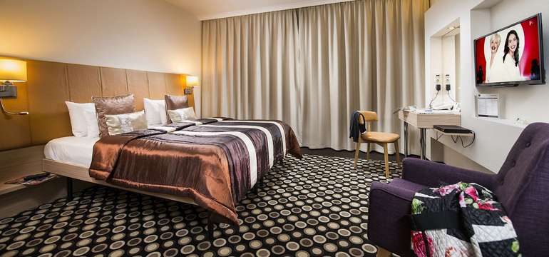 V hotelu Bo33**** v Budapešti na vás čeká stylový Superior pokoj