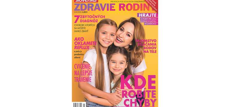 Ročné predplatné mesačníka mesačníka Praktická Slovenka alebo Slovenka zdravie rodiny