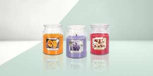 Vonné sviečky v skle