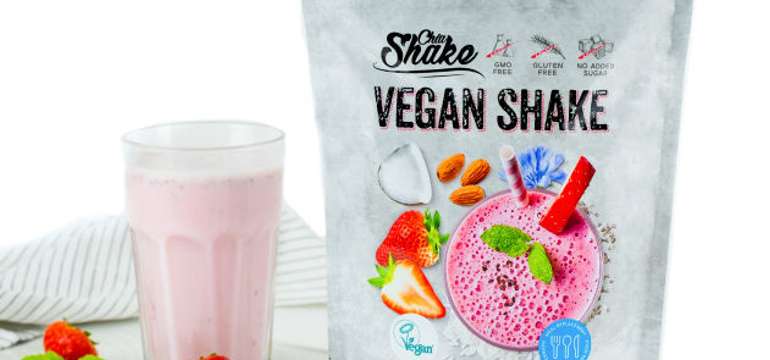 Vegánsky koktejl Vegan Shake (15 jedál) - jahoda