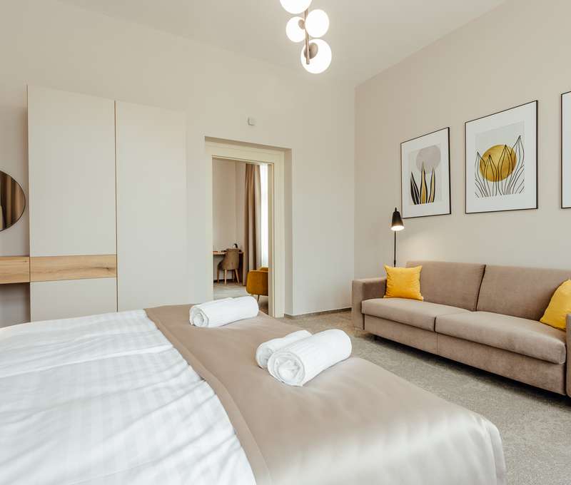 Útulné ubytovanie v izbe exclusive v Boutique Hotel SIGLISBERG **** 
