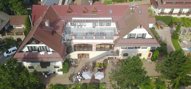 Hotel Podlesí se nachází v samém srdci Českomoravské vrchoviny