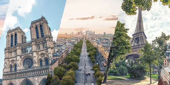 Letecký zájazd do Paríža a Versailles na 5 dní s ubytovaním v hoteli, raňajkami a prehliadkou mesta so sprievodcom/Zájazd: Paríž - Francúzsko