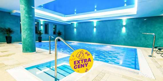 EXTRA CENA: Wellness pobyt v Hoteli Panorama**** v centre Trenčianskych Teplíc s polpenziou a procedúrami/Trenčianske Teplice
