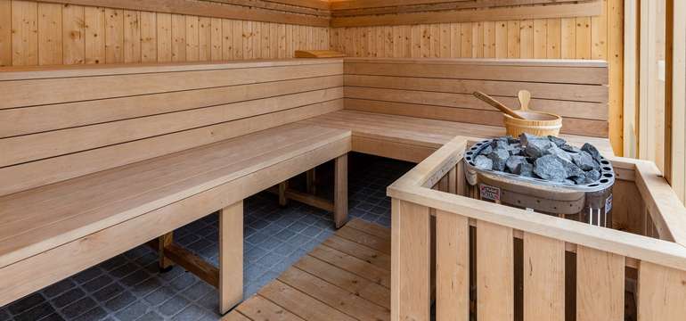 Fínska sauna vo wellness hoteli Bástya