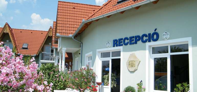 Recepcia wellness penziónu Andrea*** v maďarskom Cserszegtomaji