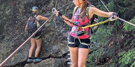 Ferratový kurz v teréne s inštruktorom v lokalitách Slovenský raj - Veľký Kyseľ alebo Martinské hole/Slovenský raj/Martinské hole