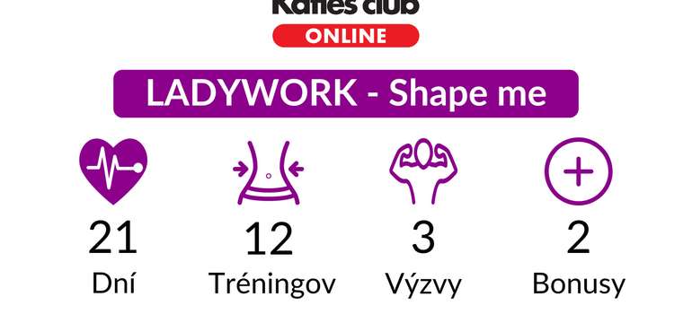 LADYWORK - Shape me - online kurz pre moderné ženy
