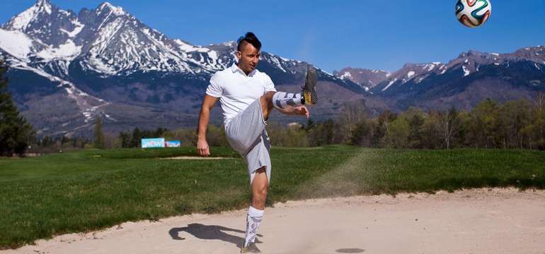 18-jamkové FootGolfové ihrisko v golfovom rezorte Black Stork vo Veľkej Lomnici 