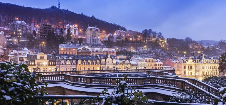 SPA Hotel Panorama**** sa nachádza v srdci kúpeľného mesta Karlove Vary