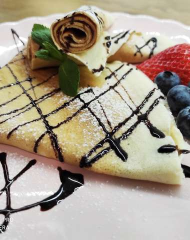 Palacinky džemové (jahoda, marhuľa alebo slivka)