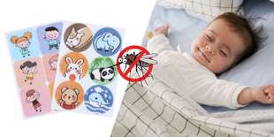 Prírodný repelent proti komárom vonku – 72 náplastí