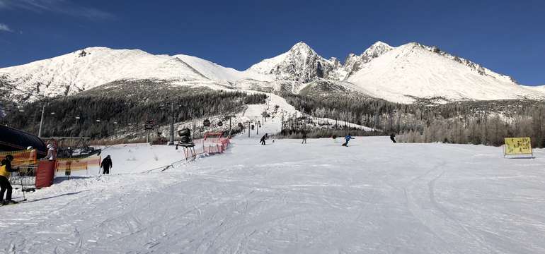 Tatranská Lomnica je najvyššie položené lyžiarske stredisko na Slovensku