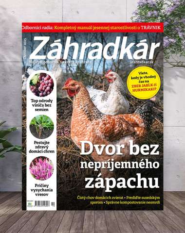 Ročné predplatné mesačníka ZÁHRADKÁR
