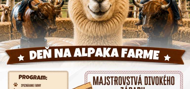  Deň na Alpaka farme v Moste pri Bratislave