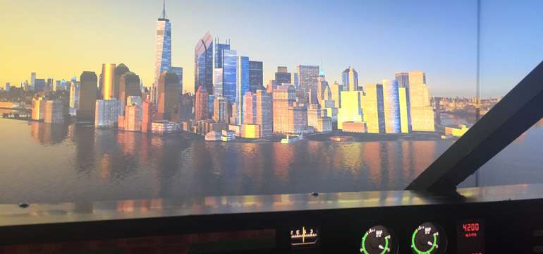Exkluzívny zážitok New Yorku z kokpitu Piper Seneca