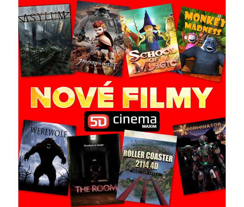 Vstup do 5D Cinema MAXIM po celom Slovensku