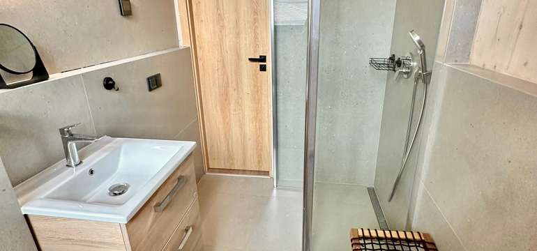 Moderný apartmán Tri smreky v Demänovskej Doline - kúpeľňa