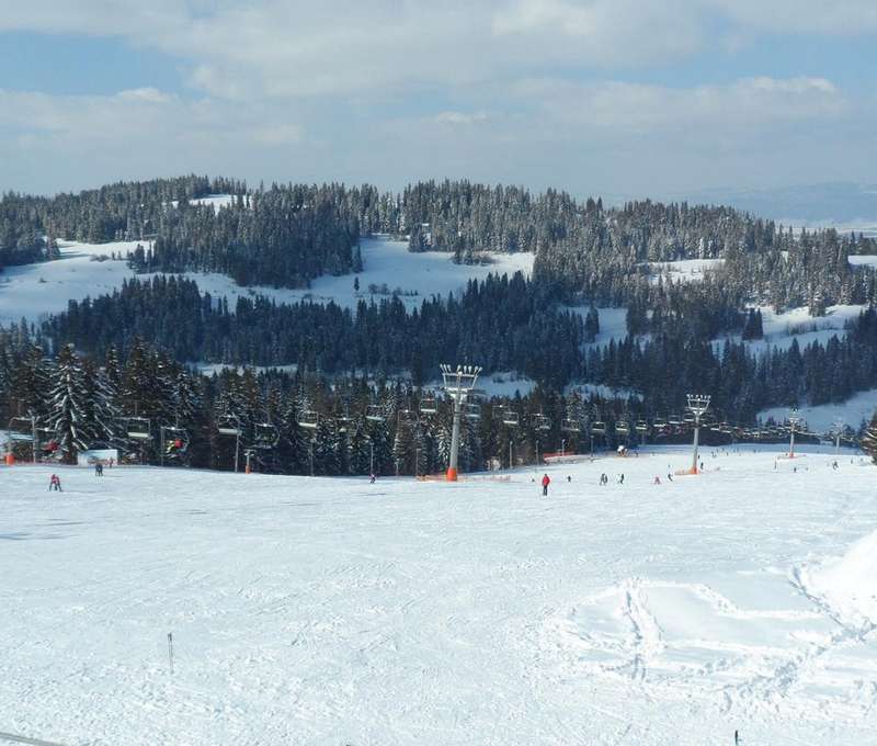 Široké zjazdovky v stredisku Rusin-Ski zaručia pohodovú lyžovačku