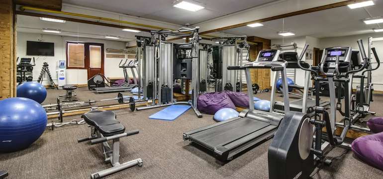 Fitness je vám k dispozícii zdarma počas celého pobytu