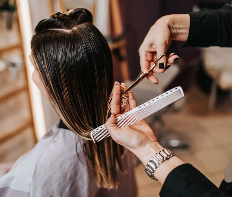 Dámsky strih v ME & MYSELF BeautyStudio & BarberShop