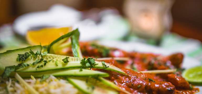 Indická kuracia tikka masala s basmati ryžou alebo butter chicken