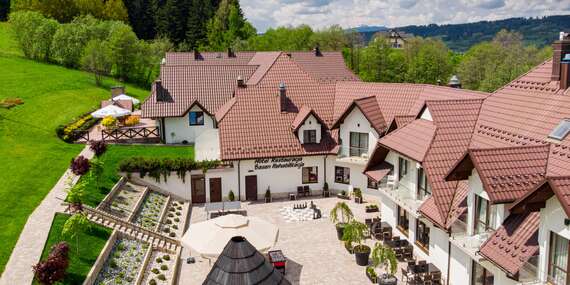 Obľúbený Kompleks Beskid*** ihneď pri lyžiarskom svahu s neobmedzeným wellness a polpenziou/Poľsko - koło Rabki Zdrój