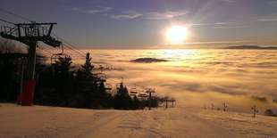 Ak budete mať šťastie, zažijete aj inverziu, ktorá je na Krahuliach častá