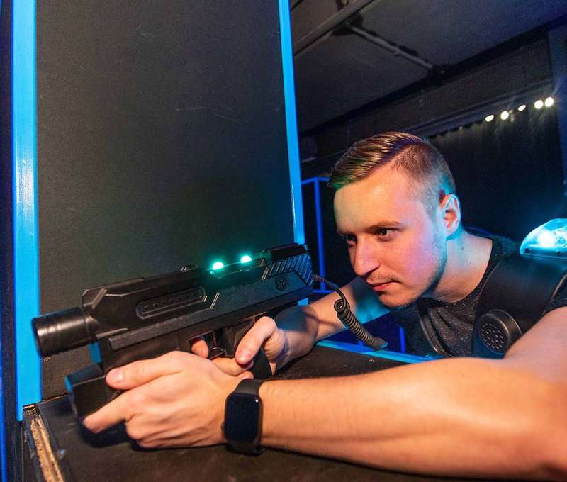 Laserové zameranie.