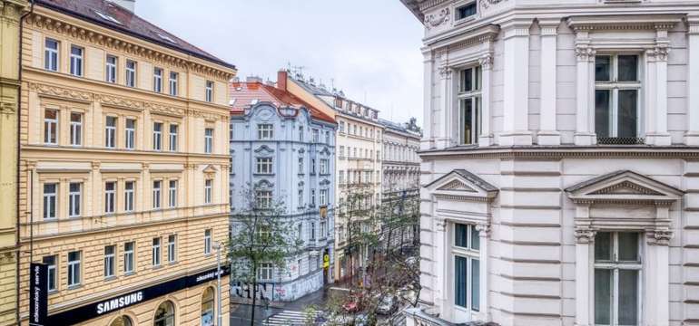 Villa Wagner: Moderné izby a štúdiá priamo v centre Prahy