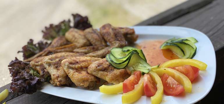 Grilované krídelká s chilli a medom