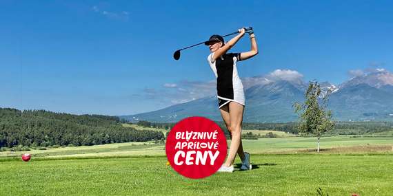 EXTRA CENA: Golfový tréning alebo golfový kurz na získanie HCP (zelenej karty) so skúsenými trénermi/Vysoké Tatry - Malý Slavkov