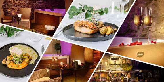 Romantická 3-chodová večera a 60 min. privátny wellness v hoteli Ambassador**** priamo v centre Košíc/Košice - Staré Mesto