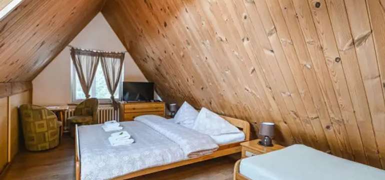 Ubytovanie vo Villa Tatran, rodinná izba podkrovie