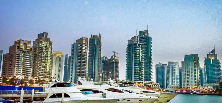  “Dubai Marina” je najväčším umelo vytvoreným kanálom na svete